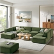 Restore 6-Piece Performance Fabric Upholstered U-Shaped Sectional Sofa