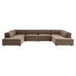 Restore 6-Piece Performance Fabric Upholstered U-Shaped Sectional Sofa