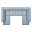 Restore 6-Piece Performance Fabric Upholstered U-Shaped Sectional Sofa