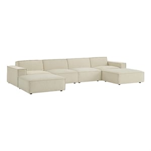 Restore 6-Piece Performance Fabric Upholstered Modular Sectional Sofa