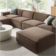 Restore 6-Piece Performance Fabric Upholstered Modular Sectional Sofa