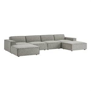 Restore 6-Piece Performance Fabric Upholstered Modular Sectional Sofa