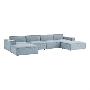 Restore 6-Piece Performance Fabric Upholstered Modular Sectional Sofa