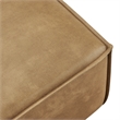 Restore Vegan Leather Modular Ottoman in Toast