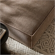 Restore Performance Fabric Upholstered Modular Ottoman in Mocha