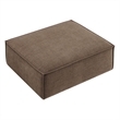 Restore Performance Fabric Upholstered Modular Ottoman in Mocha