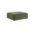 Restore Performance Fabric Upholstered Modular Ottoman in Foliage