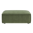 Restore Performance Fabric Upholstered Modular Ottoman in Foliage