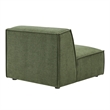 Restore Performance Fabric Upholstered Armless Modular Chair in Foliage