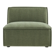 Restore Performance Fabric Upholstered Armless Modular Chair in Foliage