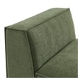 Restore Performance Fabric Upholstered Armless Modular Chair in Foliage