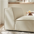 Restore Performance Fabric Upholstered Armless Modular Chair in Ecru