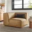 Restore Vegan Leather Modular Corner Chair in Toast