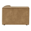 Restore Vegan Leather Modular Corner Chair in Toast