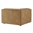 Restore Vegan Leather Modular Corner Chair in Toast