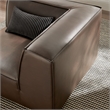 Restore Vegan Leather Modular Corner Chair in Espresso