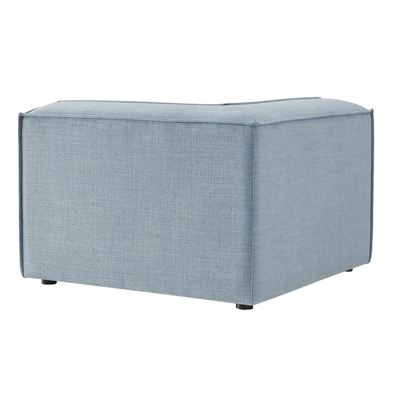 Restore Performance Fabric Upholstered Modular Corner Chair in Sky