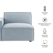 Restore Performance Fabric Upholstered Left-Facing Modular Lounge Chair
