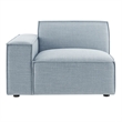 Restore Performance Fabric Upholstered Left-Facing Modular Lounge Chair