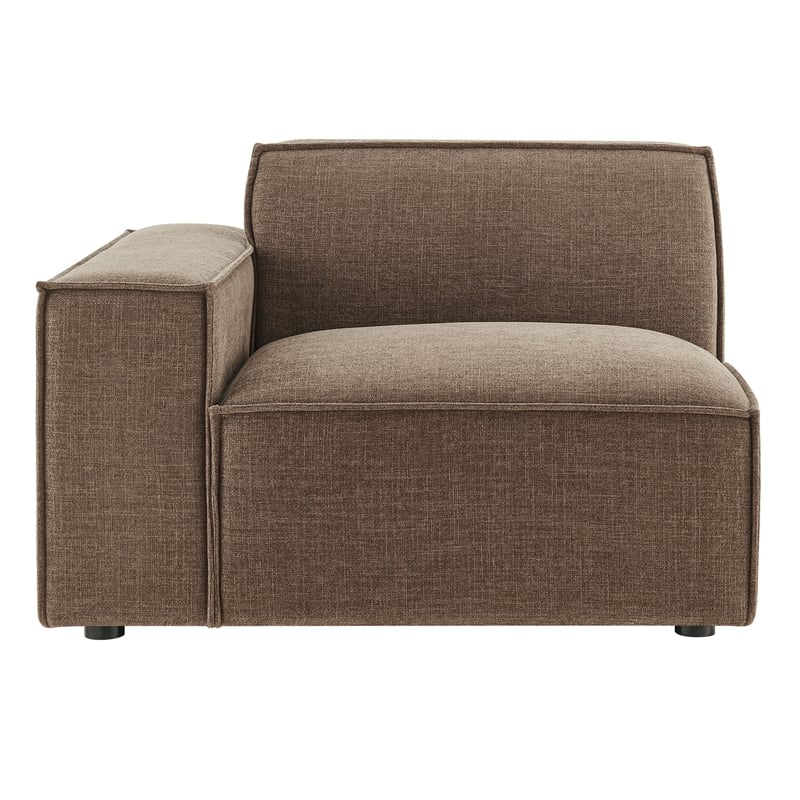 Restore Performance Fabric Upholstered Left-Facing Modular Lounge Chair