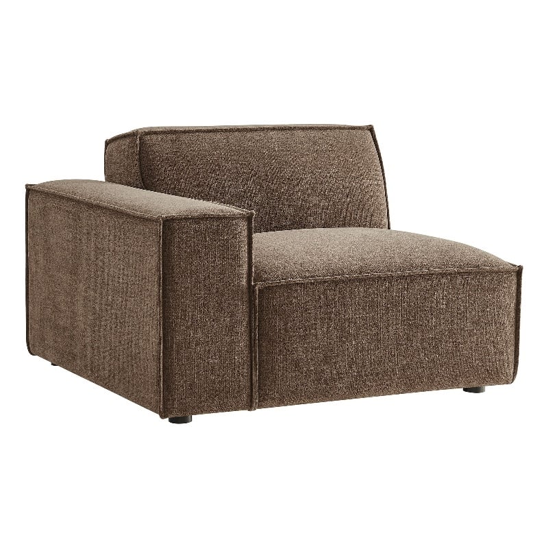 Restore Performance Fabric Upholstered Left-Facing Modular Lounge Chair