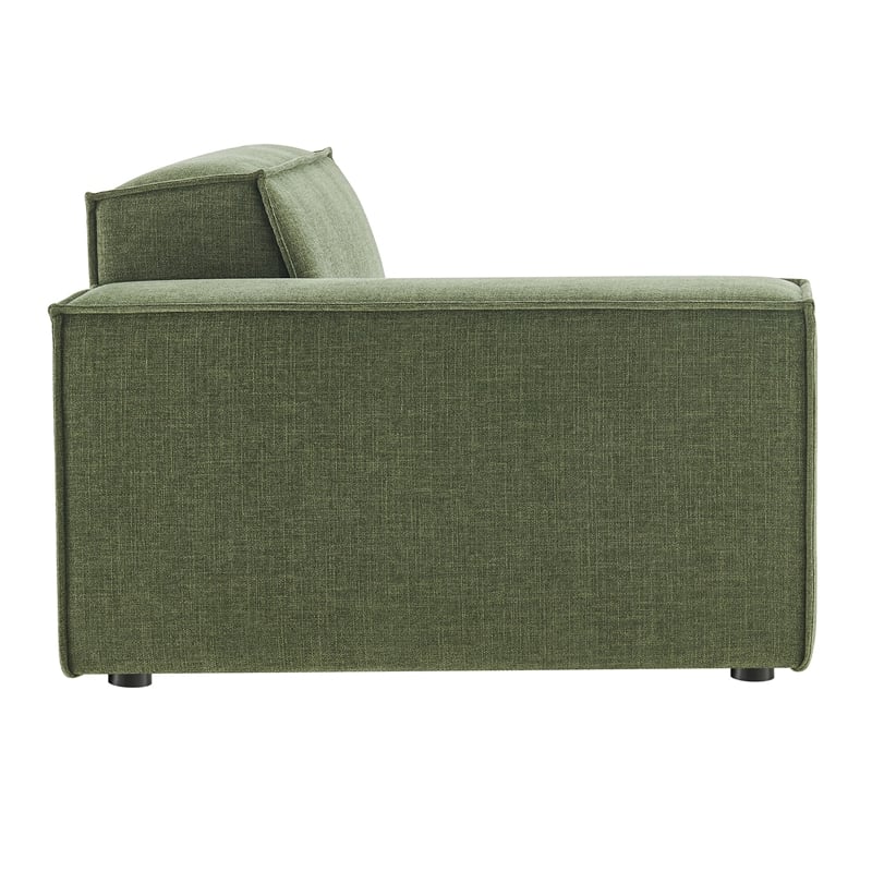 Restore Performance Fabric Upholstered Left-Facing Modular Lounge Chair