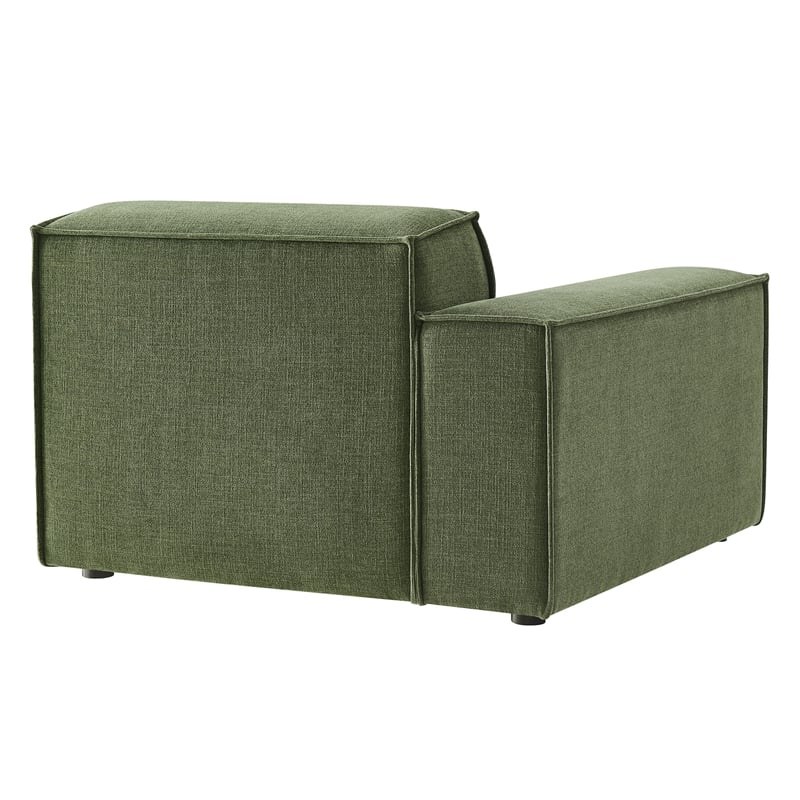 Restore Performance Fabric Upholstered Left-Facing Modular Lounge Chair