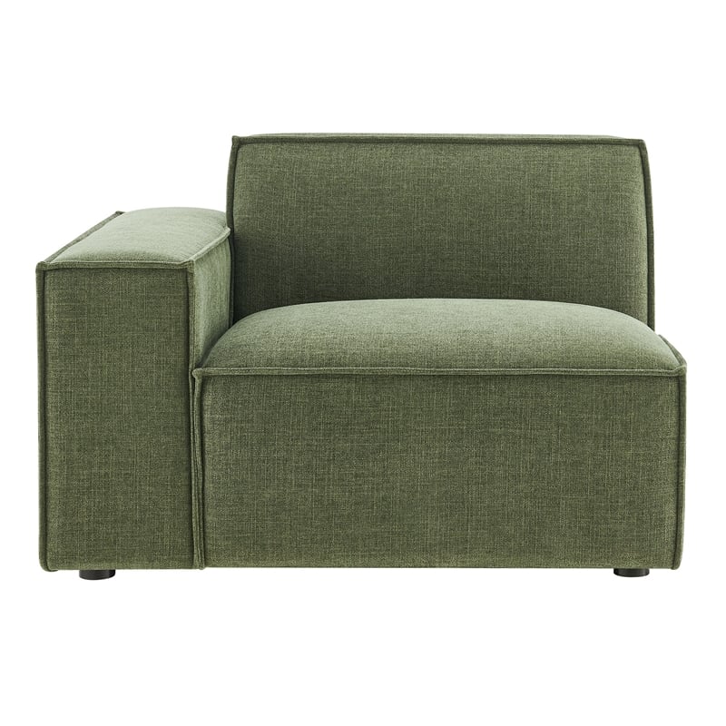 Restore Performance Fabric Upholstered Left-Facing Modular Lounge Chair
