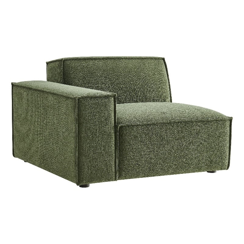 Restore Performance Fabric Upholstered Left-Facing Modular Lounge Chair
