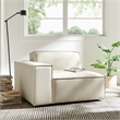 Restore Performance Fabric Upholstered Left-Facing Modular Lounge Chair