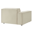 Restore Performance Fabric Upholstered Left-Facing Modular Lounge Chair