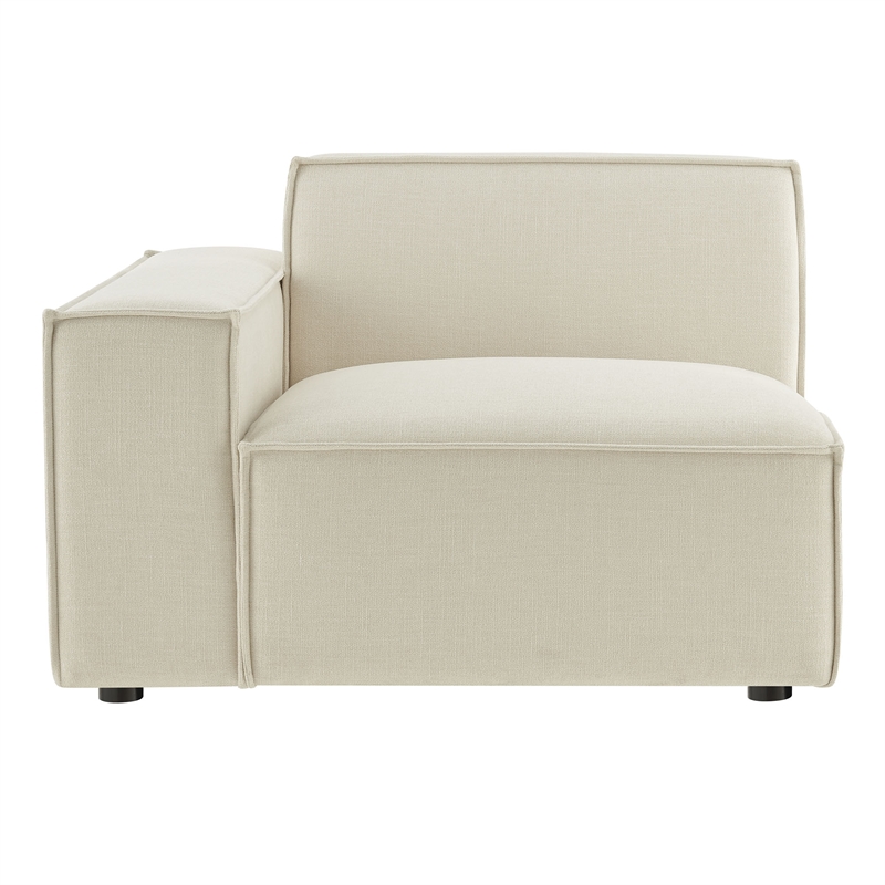 Restore Performance Fabric Upholstered Left-Facing Modular Lounge Chair