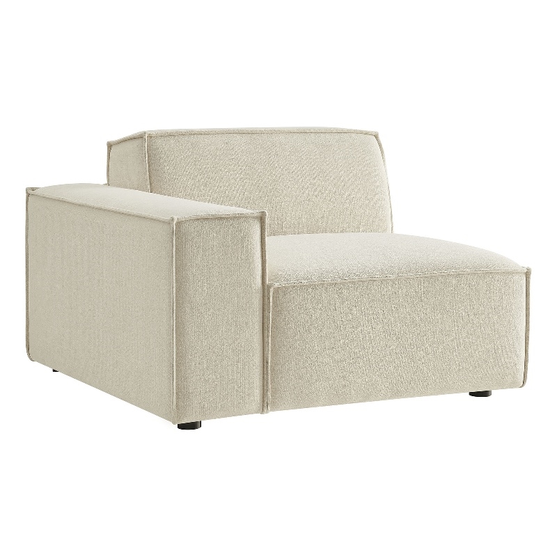 Restore Performance Fabric Upholstered Left-Facing Modular Lounge Chair