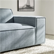 Restore Performance Fabric Upholstered Right-Facing Modular Lounge Chair