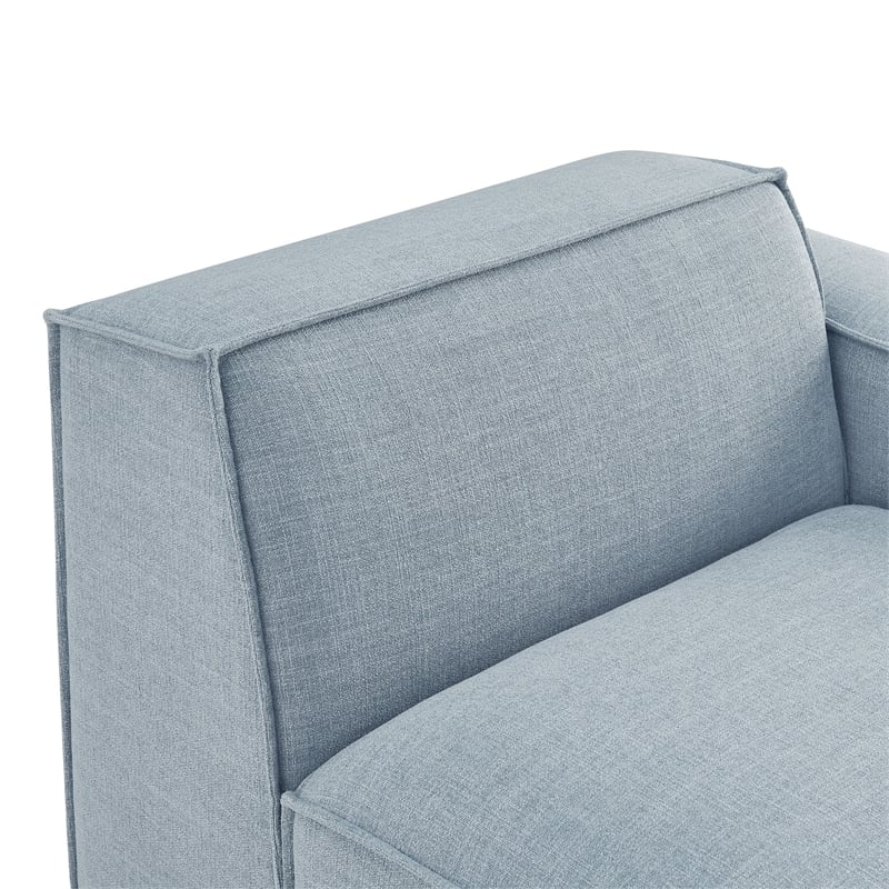 Restore Performance Fabric Upholstered Right-Facing Modular Lounge Chair