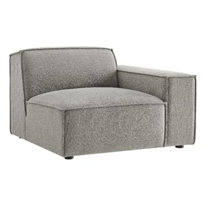 Restore Performance Fabric Upholstered Right-Facing Modular Lounge Chair