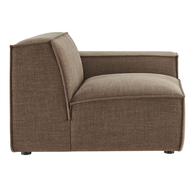 Restore Performance Fabric Upholstered Right-Facing Modular Lounge Chair