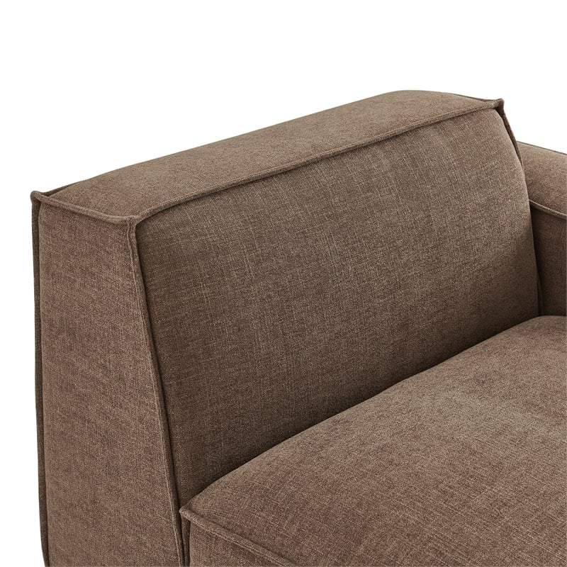 Restore Performance Fabric Upholstered Right-Facing Modular Lounge Chair
