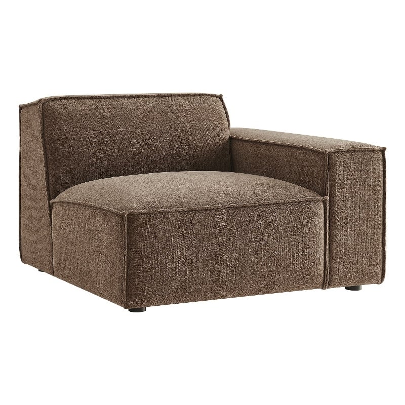 Restore Performance Fabric Upholstered Right-Facing Modular Lounge Chair
