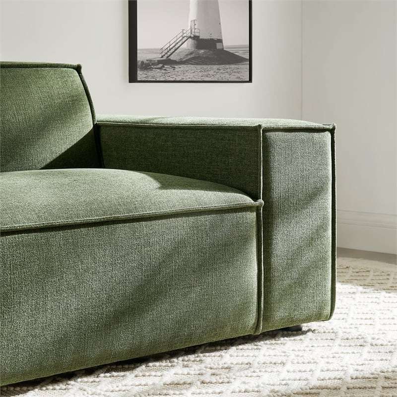 Restore Performance Fabric Upholstered Right-Facing Modular Lounge Chair