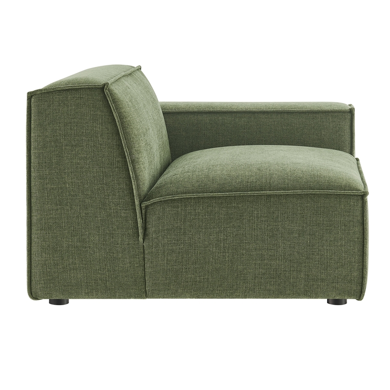 Restore Performance Fabric Upholstered Right-Facing Modular Lounge Chair