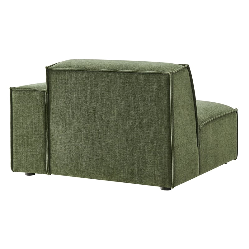 Restore Performance Fabric Upholstered Right-Facing Modular Lounge Chair