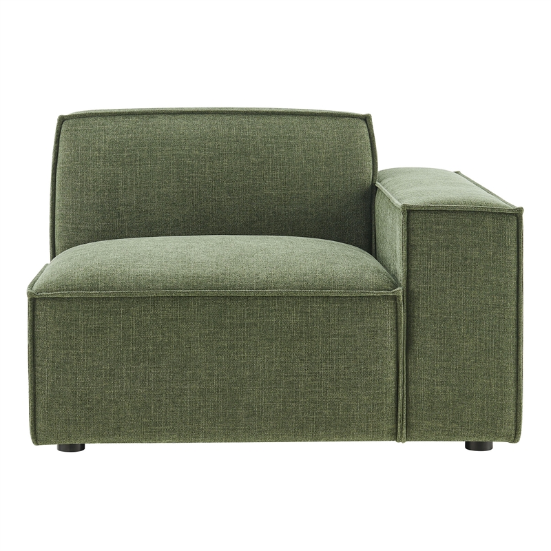 Restore Performance Fabric Upholstered Right-Facing Modular Lounge Chair