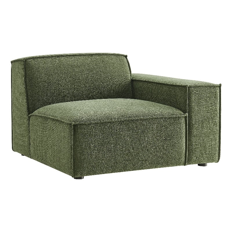 Restore Performance Fabric Upholstered Right-Facing Modular Lounge Chair