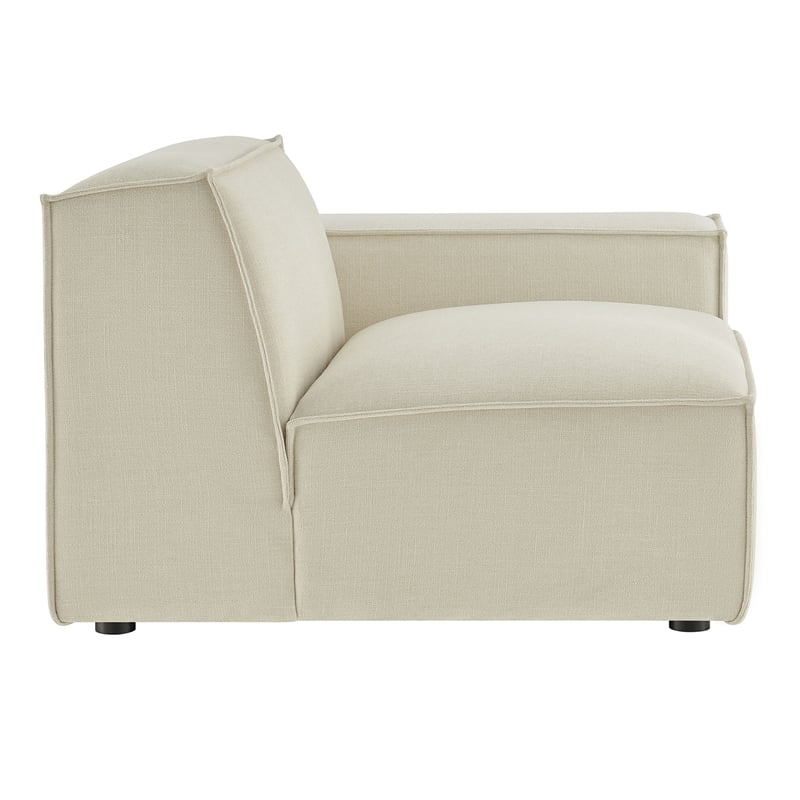 Restore Performance Fabric Upholstered Right-Facing Modular Lounge Chair