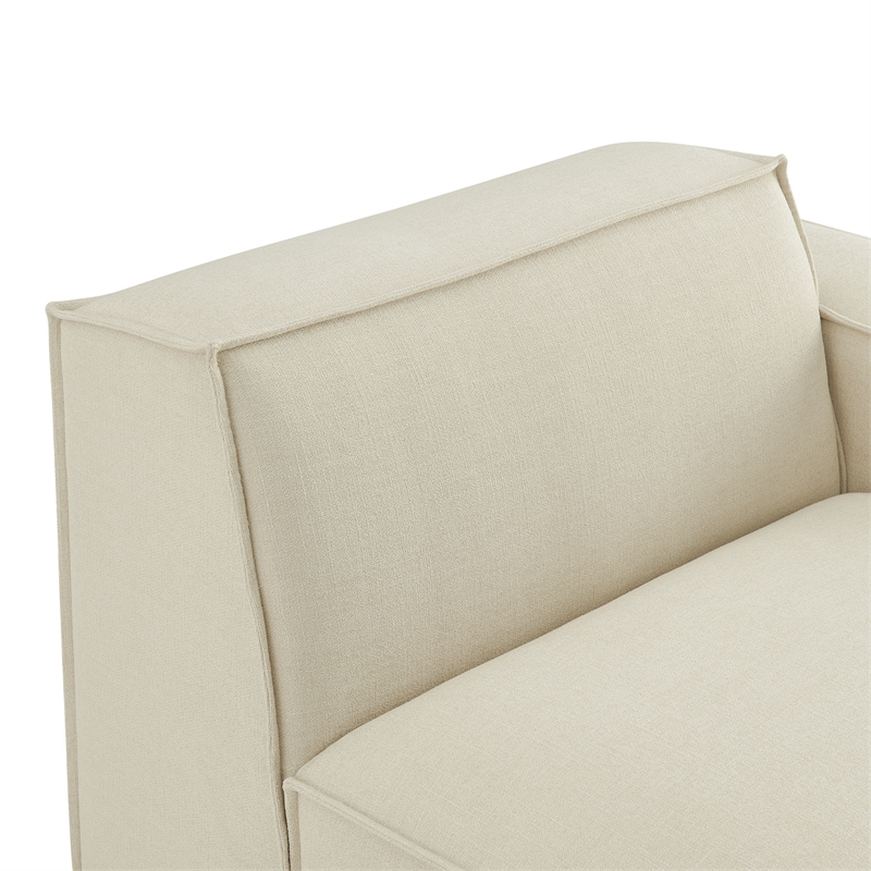 Restore Performance Fabric Upholstered Right-Facing Modular Lounge Chair