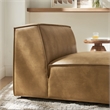 Restore Vegan Leather Armless Modular Chair in Toast