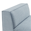 Restore Performance Fabric Upholstered Armless Modular Chair in Sky