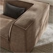 Restore Performance Fabric Upholstered Modular Corner Chair in Mocha