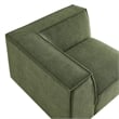 Restore Performance Fabric Upholstered Modular Corner Chair in Foliage